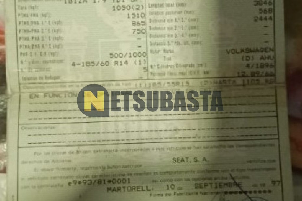 Seat Ibiza 1.9 TDI 1997