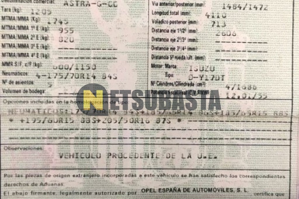 Opel Astra 1.7 DTi 16V 2003