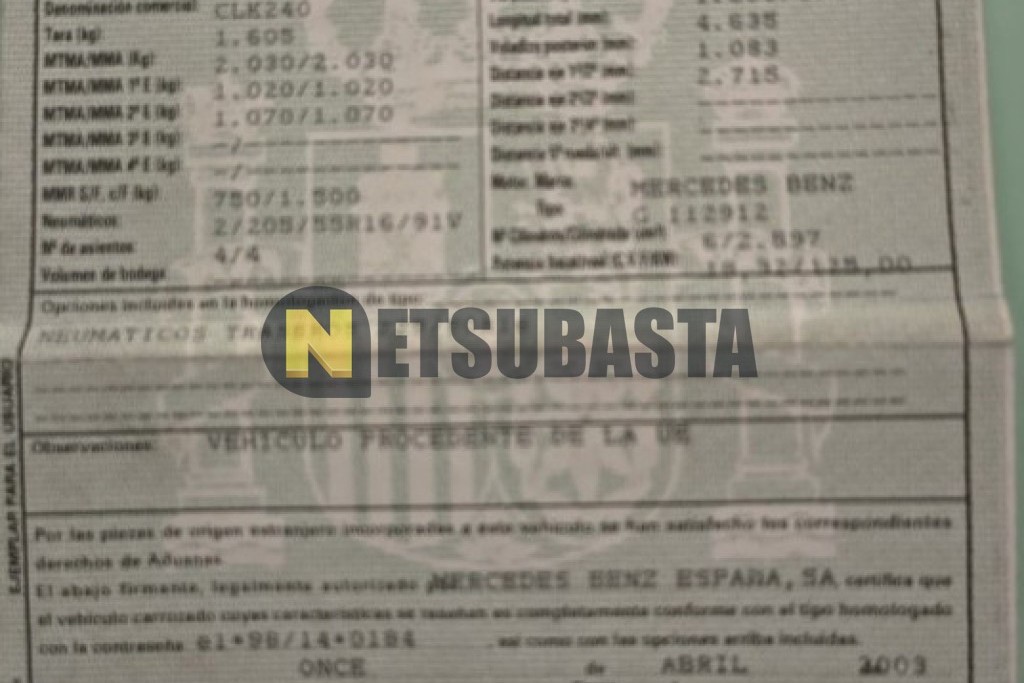 Mercedes-Benz CLK 240 Coupé Aut. 2003