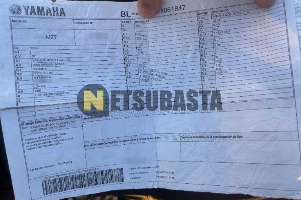 Yamaha Tracer 9 2025