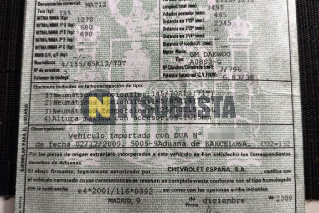Chevrolet Matiz 0.8 Aut. 2009