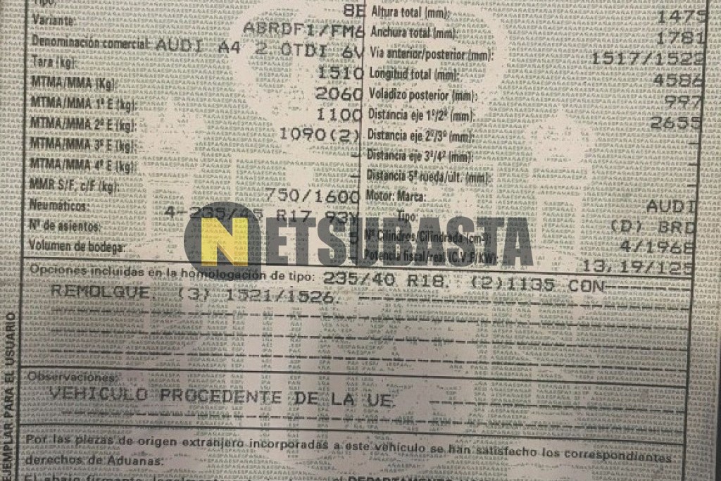 Audi A4 Avant 2.0 TDI 2007