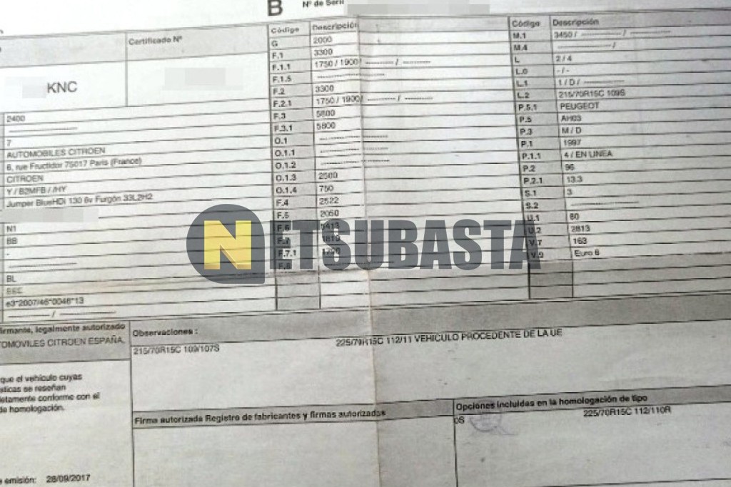 Citroën Jumper 2.0 BlueHDi 2018