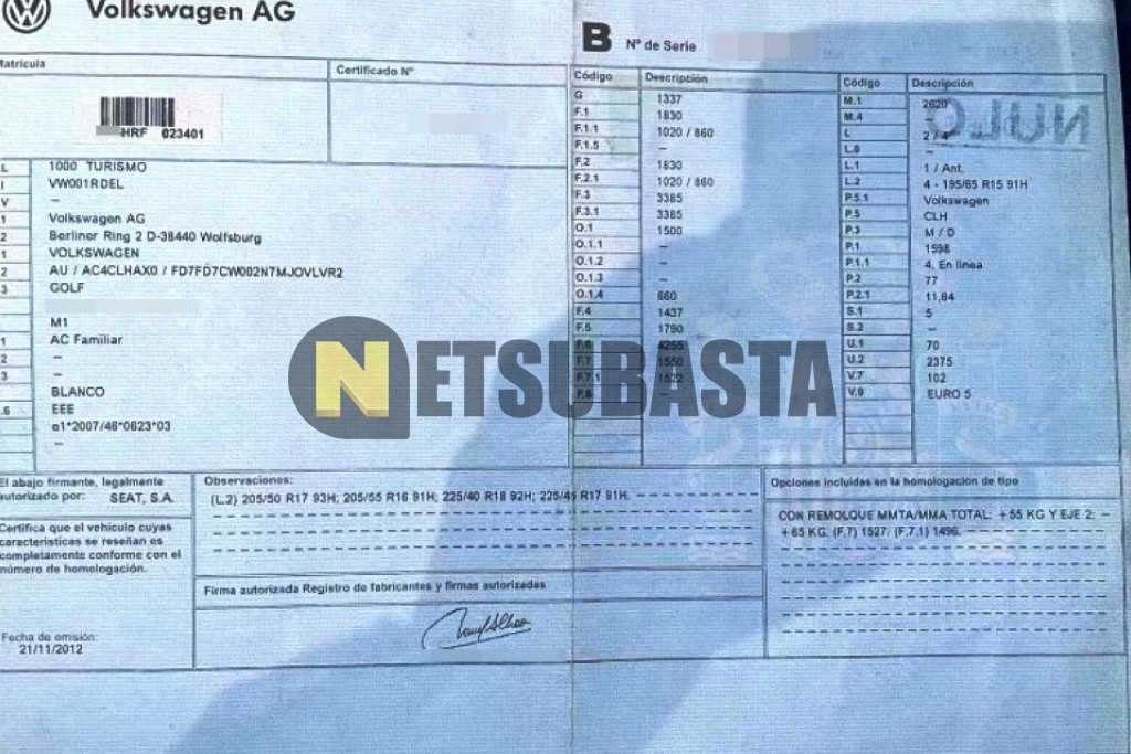 Volkswagen Golf 1.6 TDI DSG 7 vel. 2013