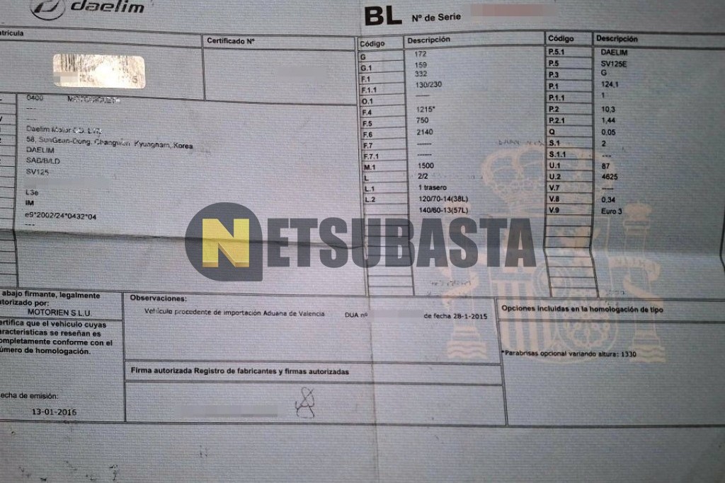 Daelim S3 125 FI 2016