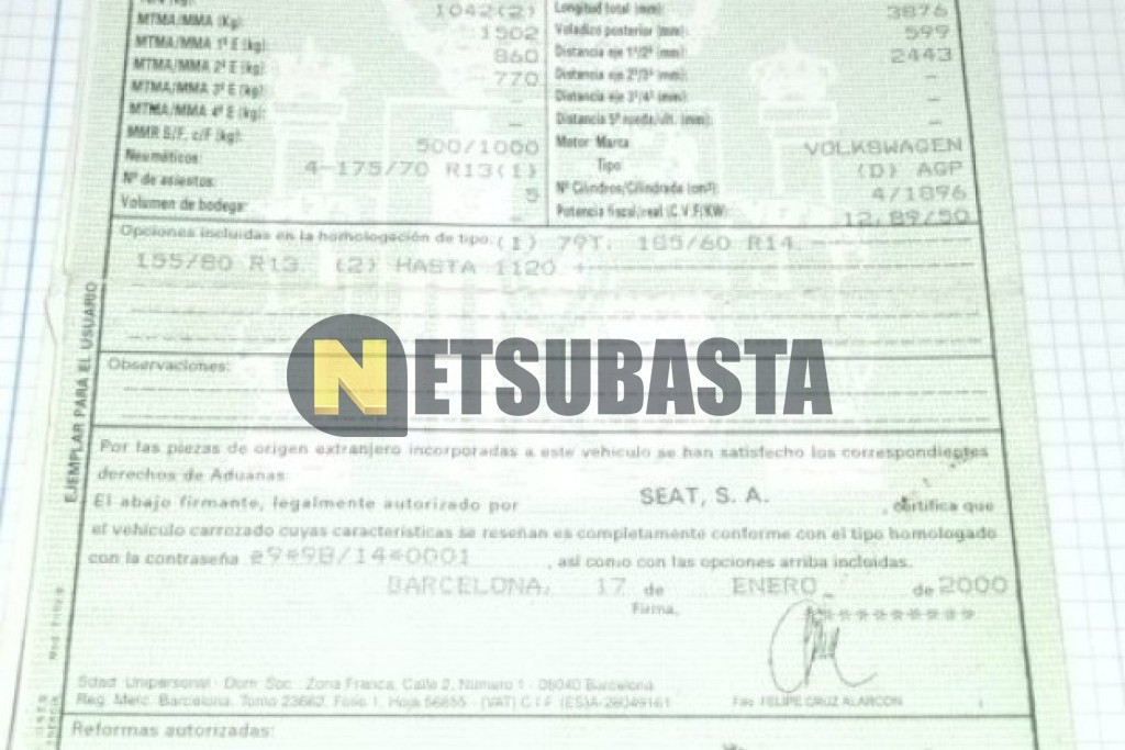 Seat Ibiza 1.9 SDi 2000