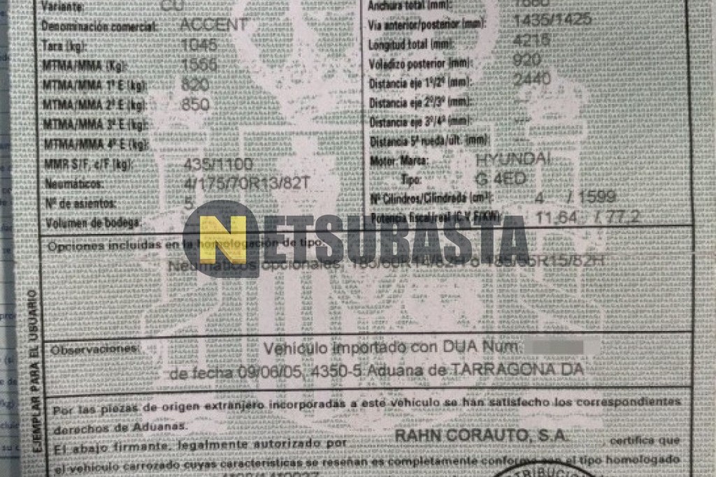 Hyundai Accent 1.6i 2005