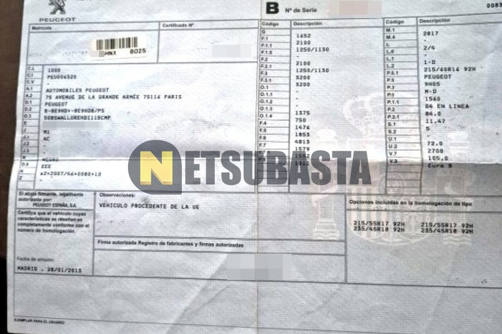 Peugeot 508 SW 1.6 e-HDi ETG6 2013