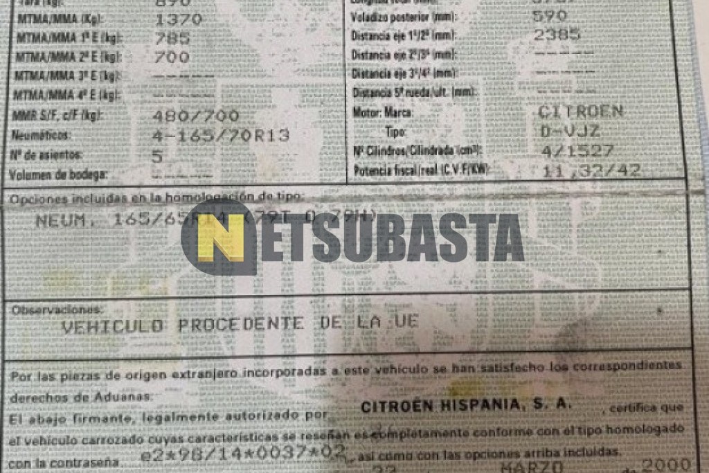 Citroën Saxo 1.5D 2000