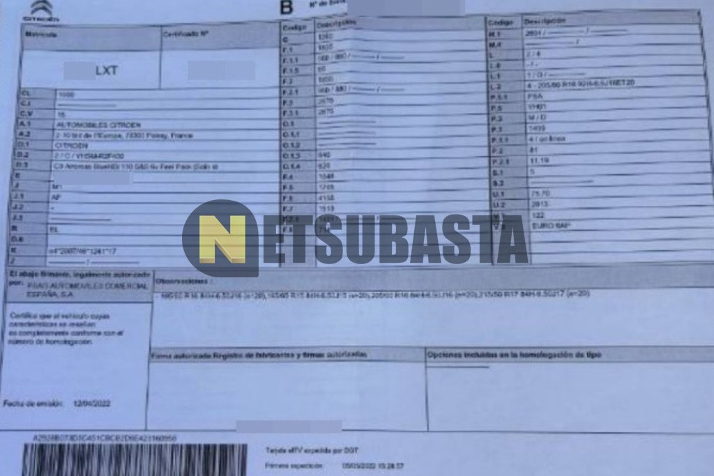 Citroën C3 Aircross 1.5 BlueHDi 2022