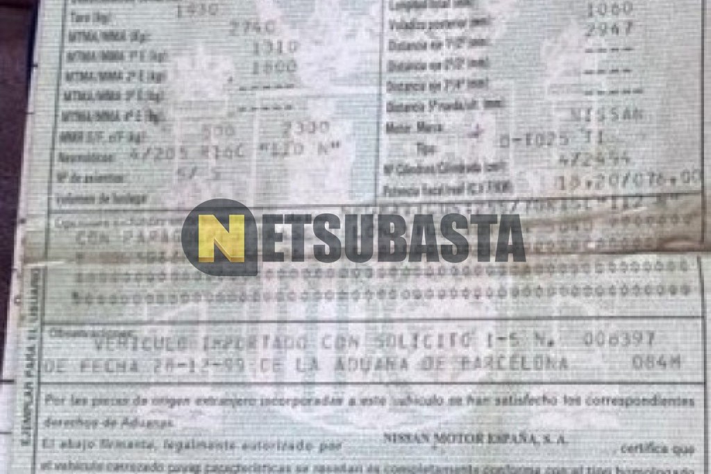 Nissan Pick-Up 4x4 Navara 2.5 TD 2000