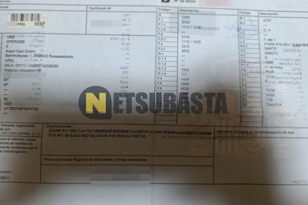 Opel Insignia 2.0 CDTI ecoFLEX 2011