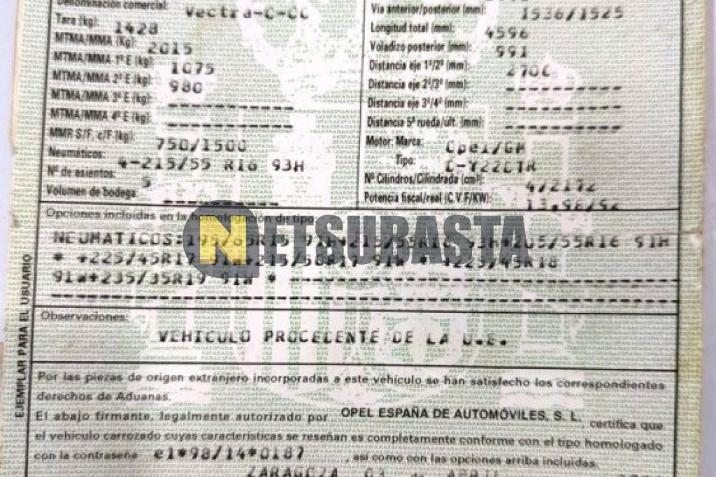 Opel Vectra 2.2 DTi 2004