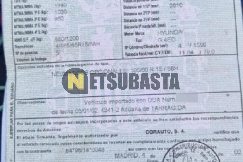 Hyundai Elantra 1.6 GLS 2002