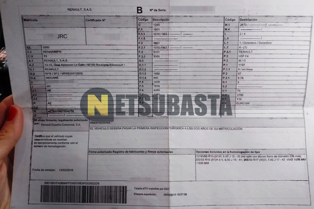 Renault Megane 1.2 TCe 2016