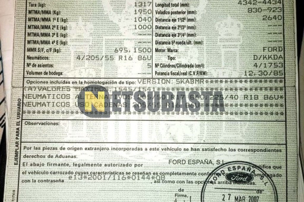Ford Focus 1.8 TDCi 2007