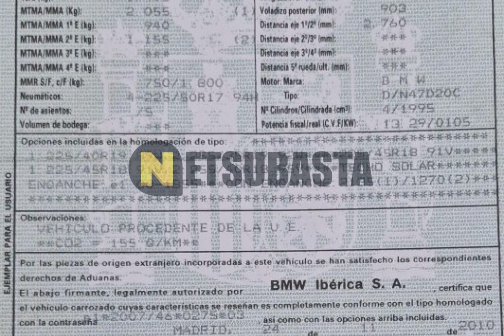 Bmw X1 sDrive18d Aut. 2010