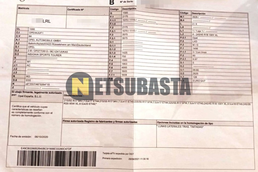 Opel Insignia Sports Tourer 1.5D 2021