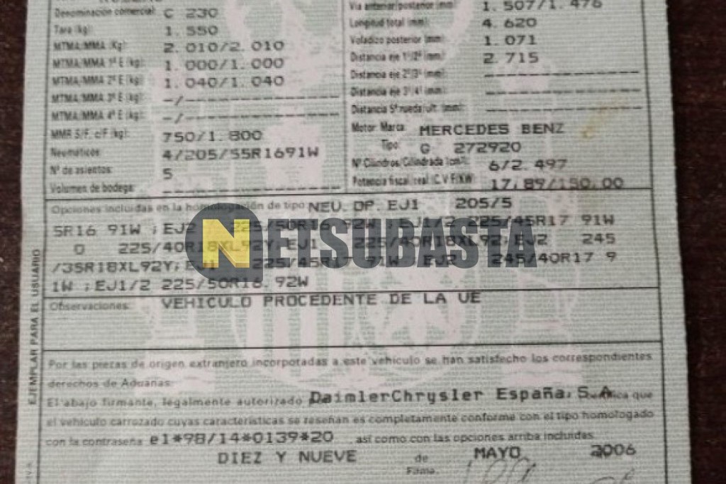 Mercedes-Benz C 230 Aut. 2006