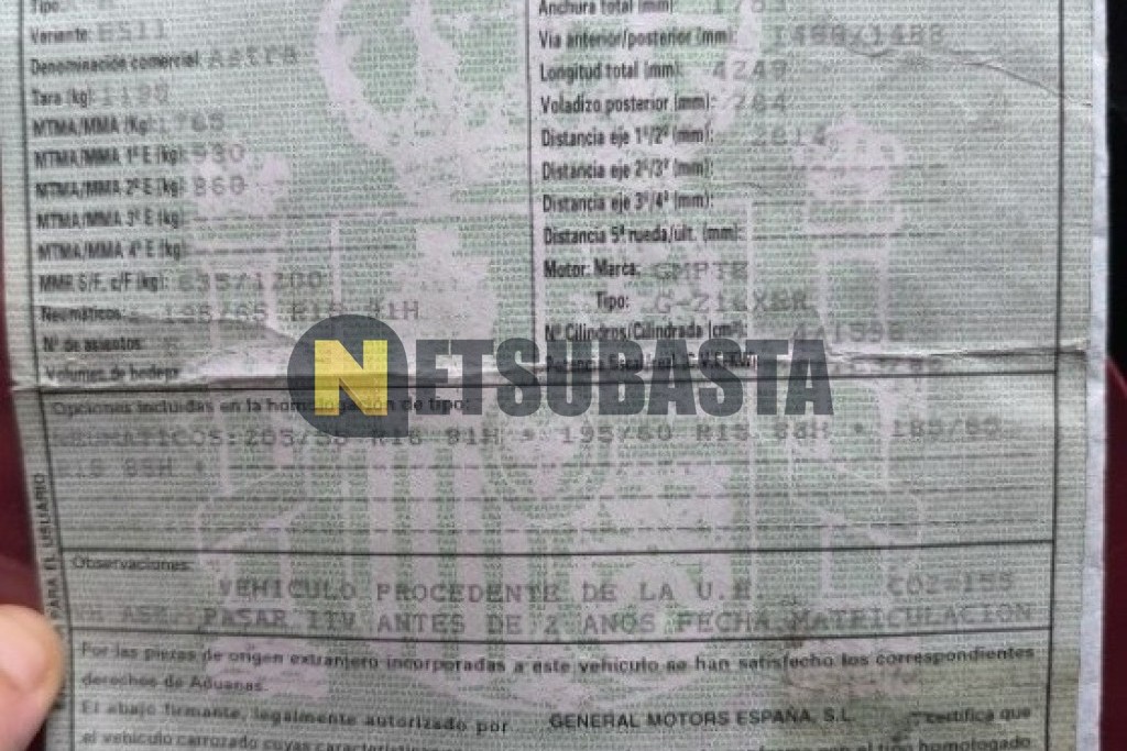 Opel Astra 1.6 16V 2009