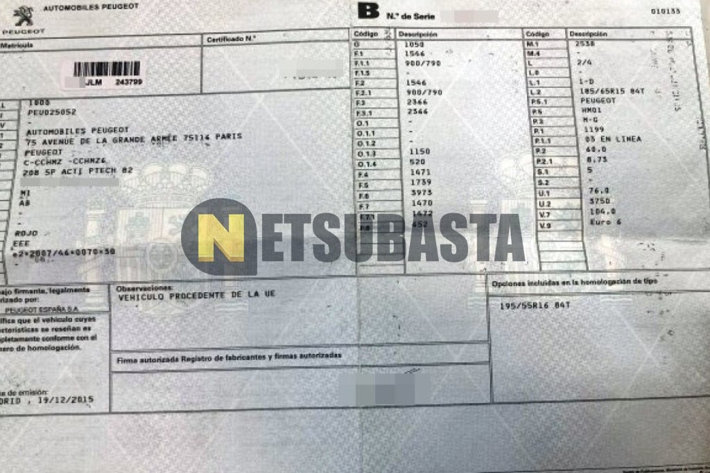 Peugeot 208 1.2 PureTech 2016