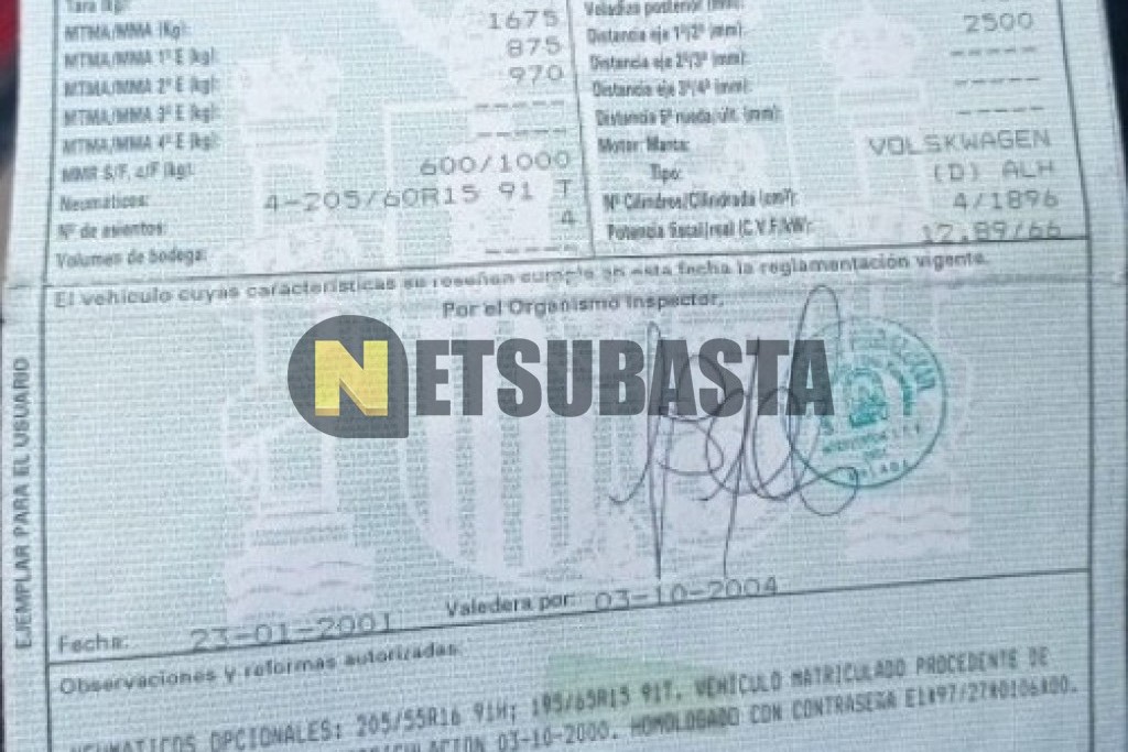 Volkswagen New Beetle 1.9 TDI 2000