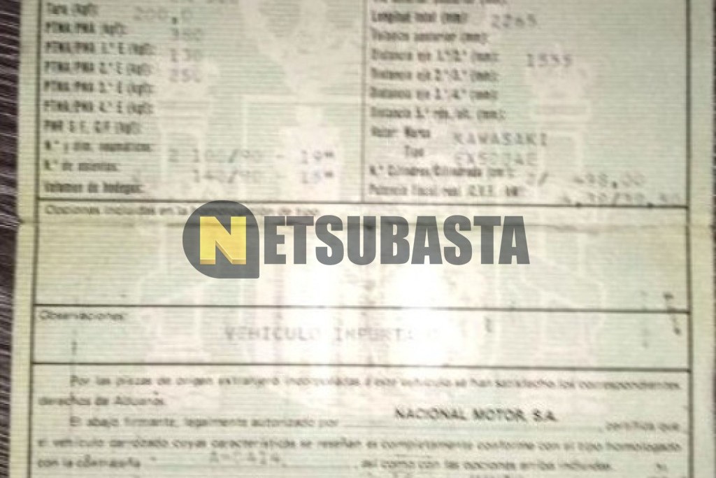 Kawasaki VULCAN 500 1990