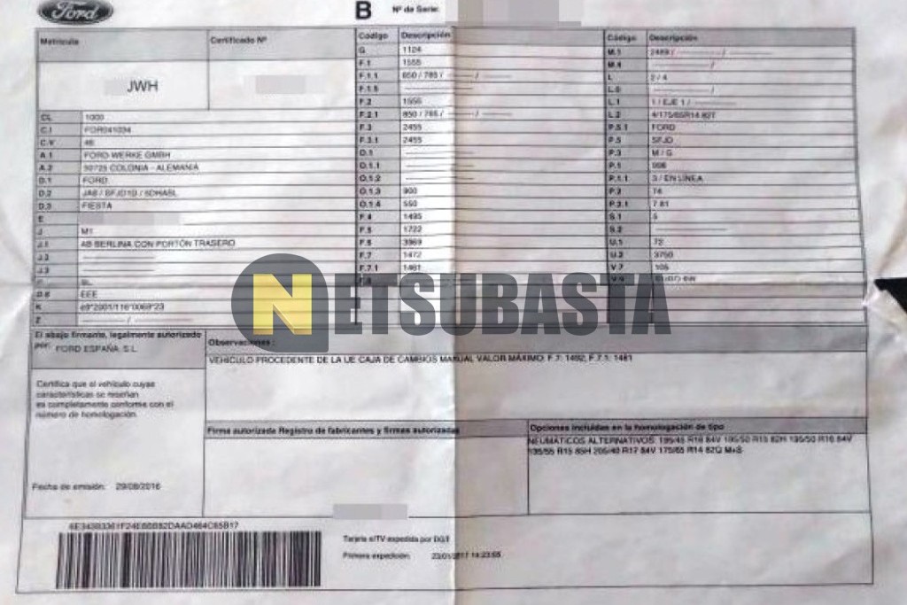 Ford Fiesta 1.0 EcoBoost 2017