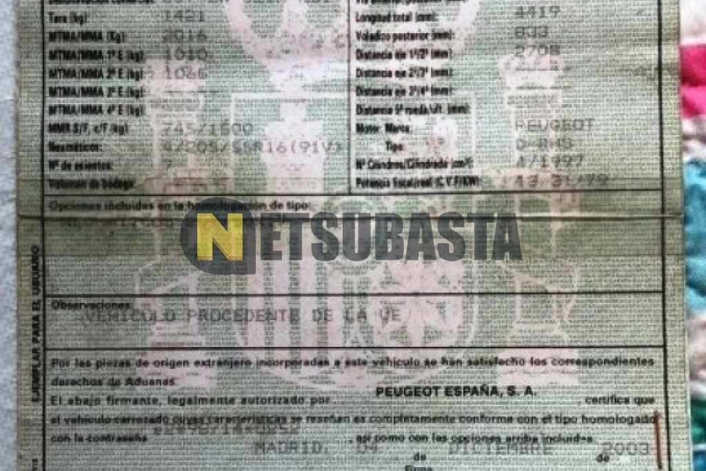 Peugeot 307 SW 2.0 HDi 2004