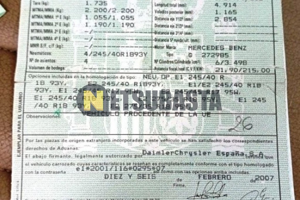 Mercedes-Benz CLS 350 CGI 2007