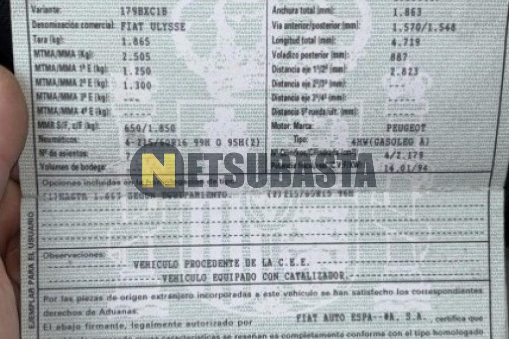 Fiat Ulysse 2.2 JTD 16V 2005