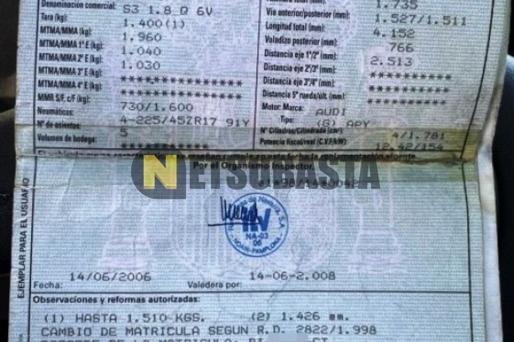 Audi S3 1.8 T quattro 2000