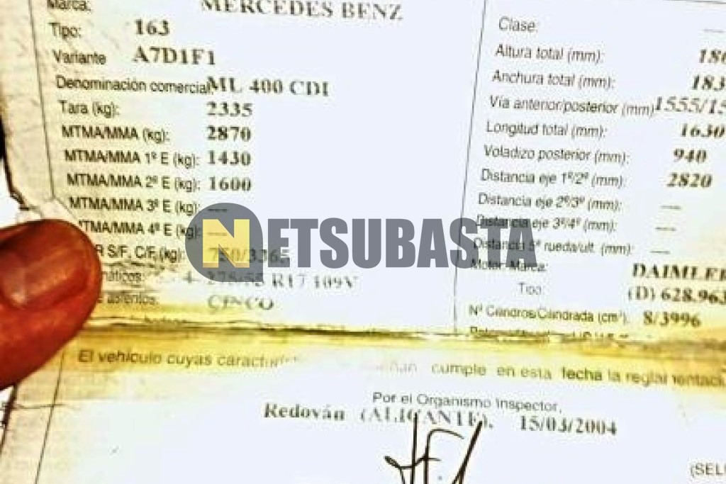 Mercedes-Benz ML 400 CDI 2002