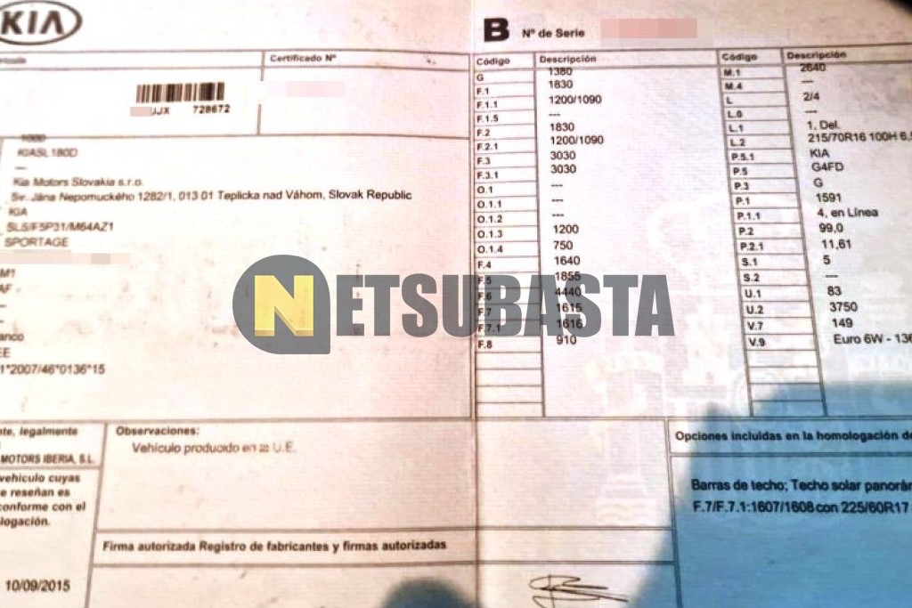 Kia Sportage 1.6 GDi 2015