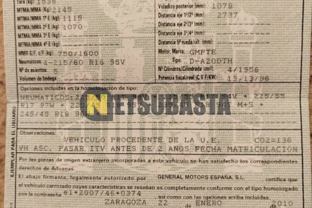 Opel Insignia 2.0 CDTI ecoFLEX 2010