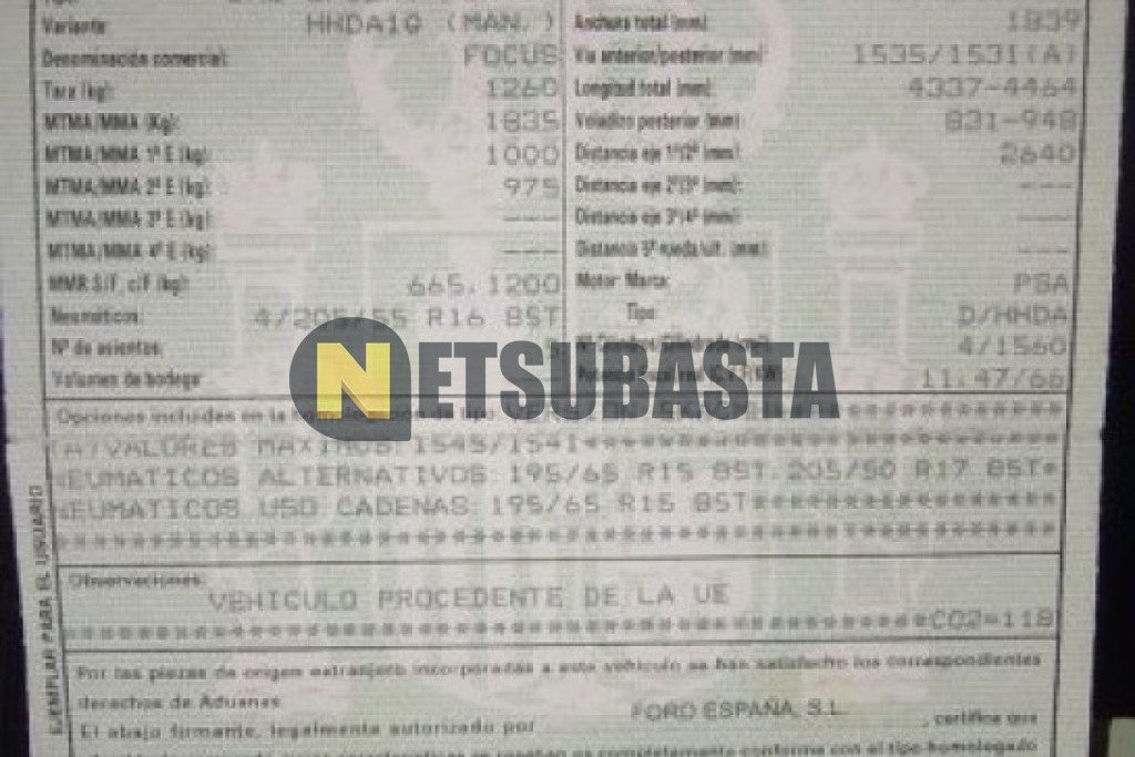 Ford Focus Coupé 1.6 TDCi 2008