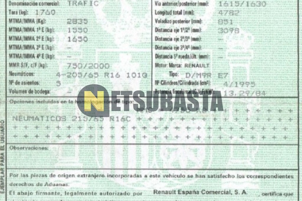 Renault Trafic 2.0 dCi 2007