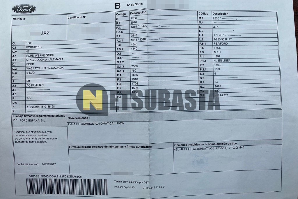 Ford S-MAX 2.0 TDCi PowerShift 2017