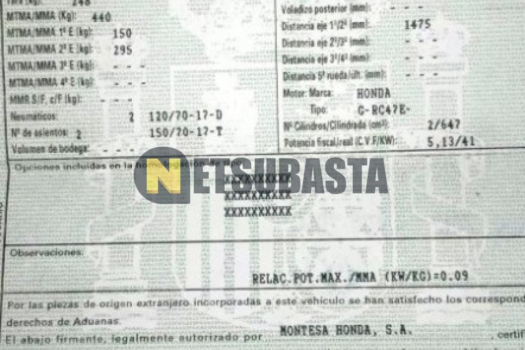 Honda NT 650 V DEAUVILLE 2005