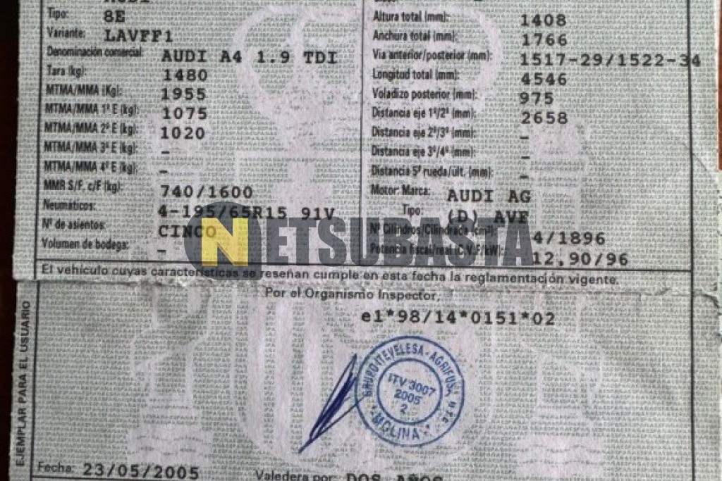 Audi A4 1.9 TDI 2002