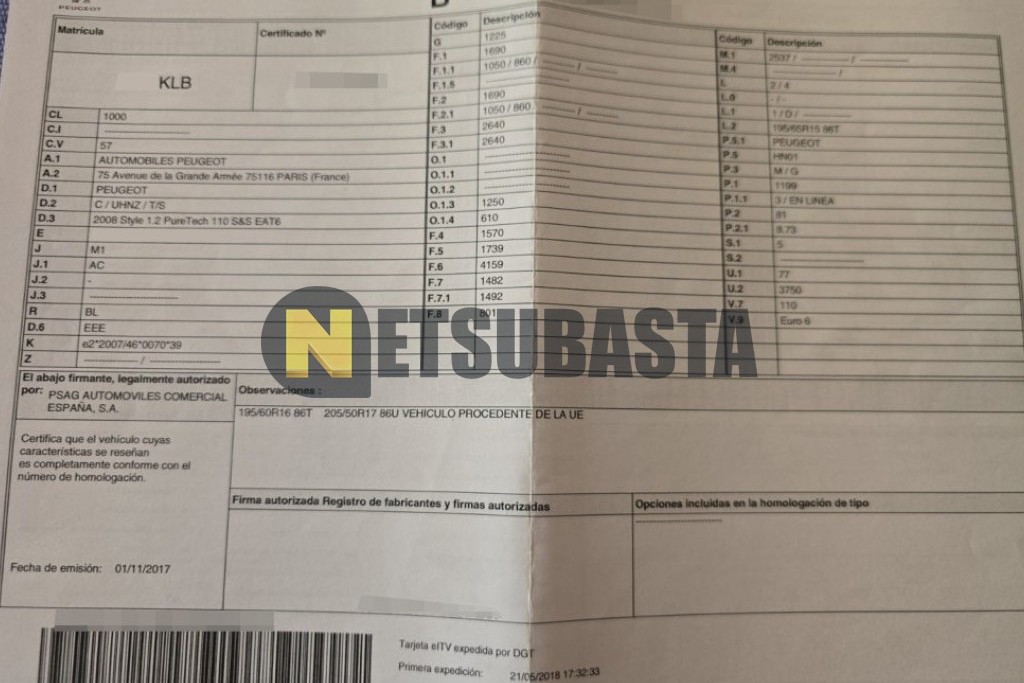 Peugeot 2008 1.2 PureTech EAT6 2018