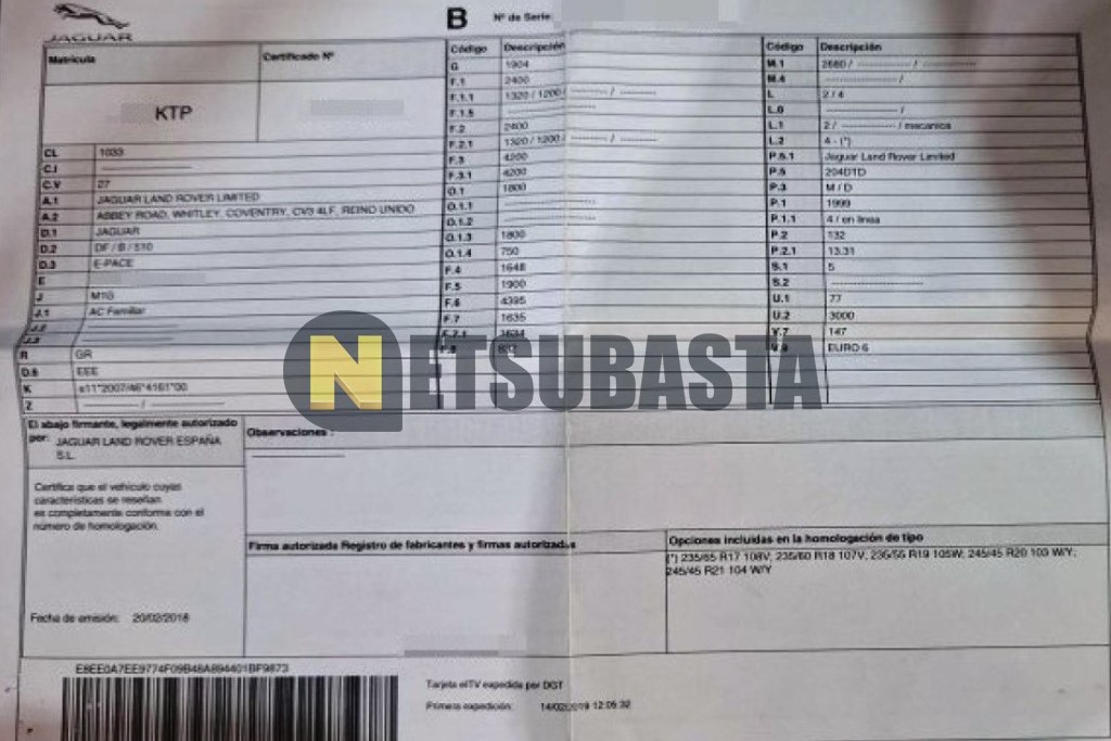 Jaguar E-Pace D180 AWD Auto 2019