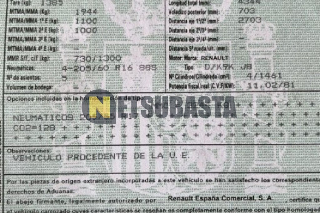 Renault Scenic 1.5 dCi 2011