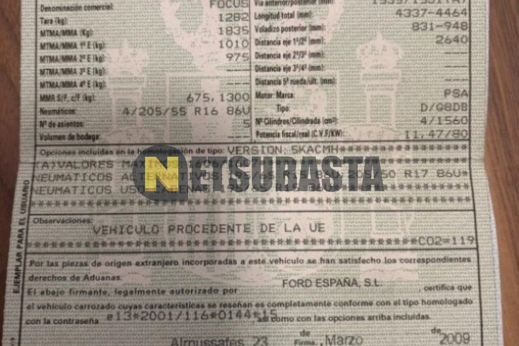 Ford Focus 1.6 TDCi 2009