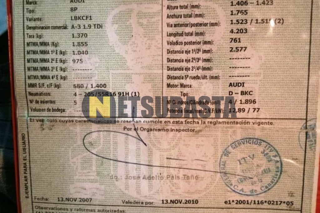 Audi A3 1.9 TDI 2003