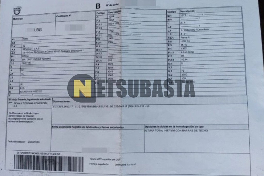 Dacia Duster 1.3 TCE 2019