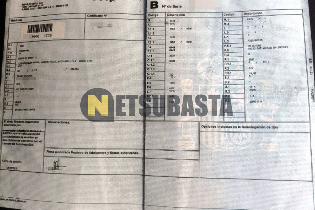 Jeep Grand Cherokee 3.0 V6 CRD 2013