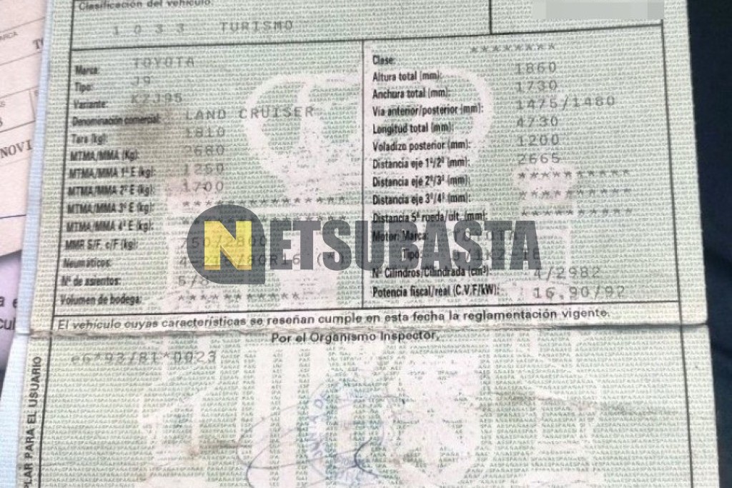 Toyota Land Cruiser 90 3.0 TD 1998