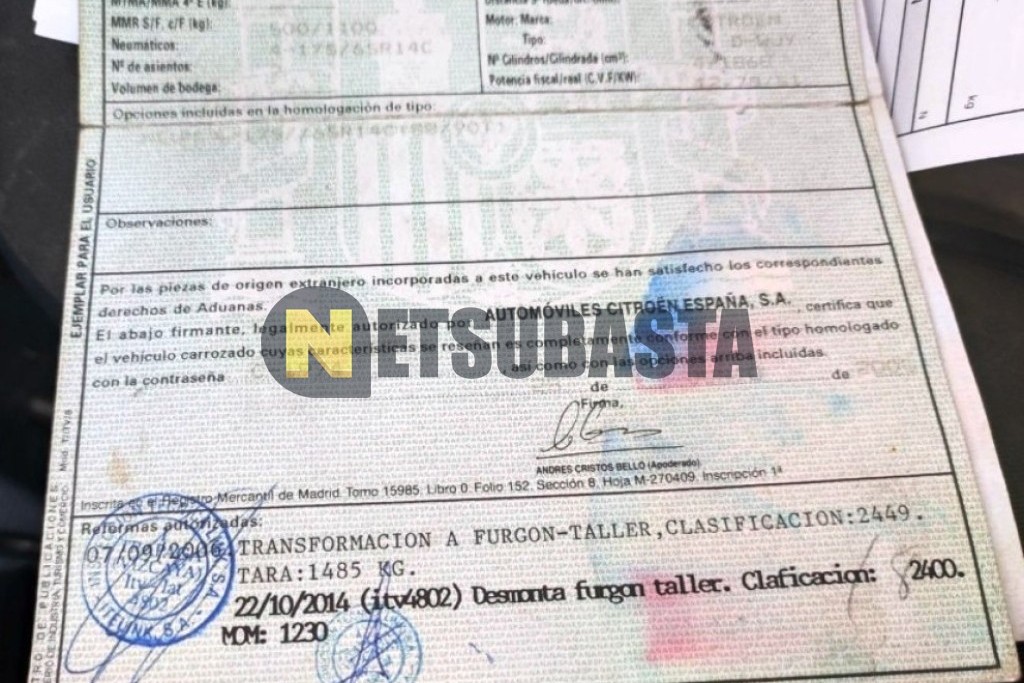 Citroën Berlingo 1.9D 2005