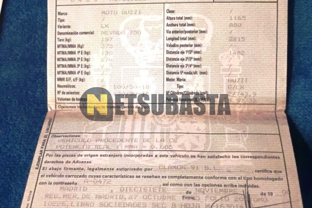 Moto Guzzi Nevada 750 Club 2000